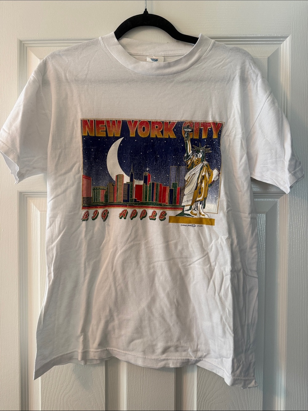 White New York City Graphic Short Sleeve Tee